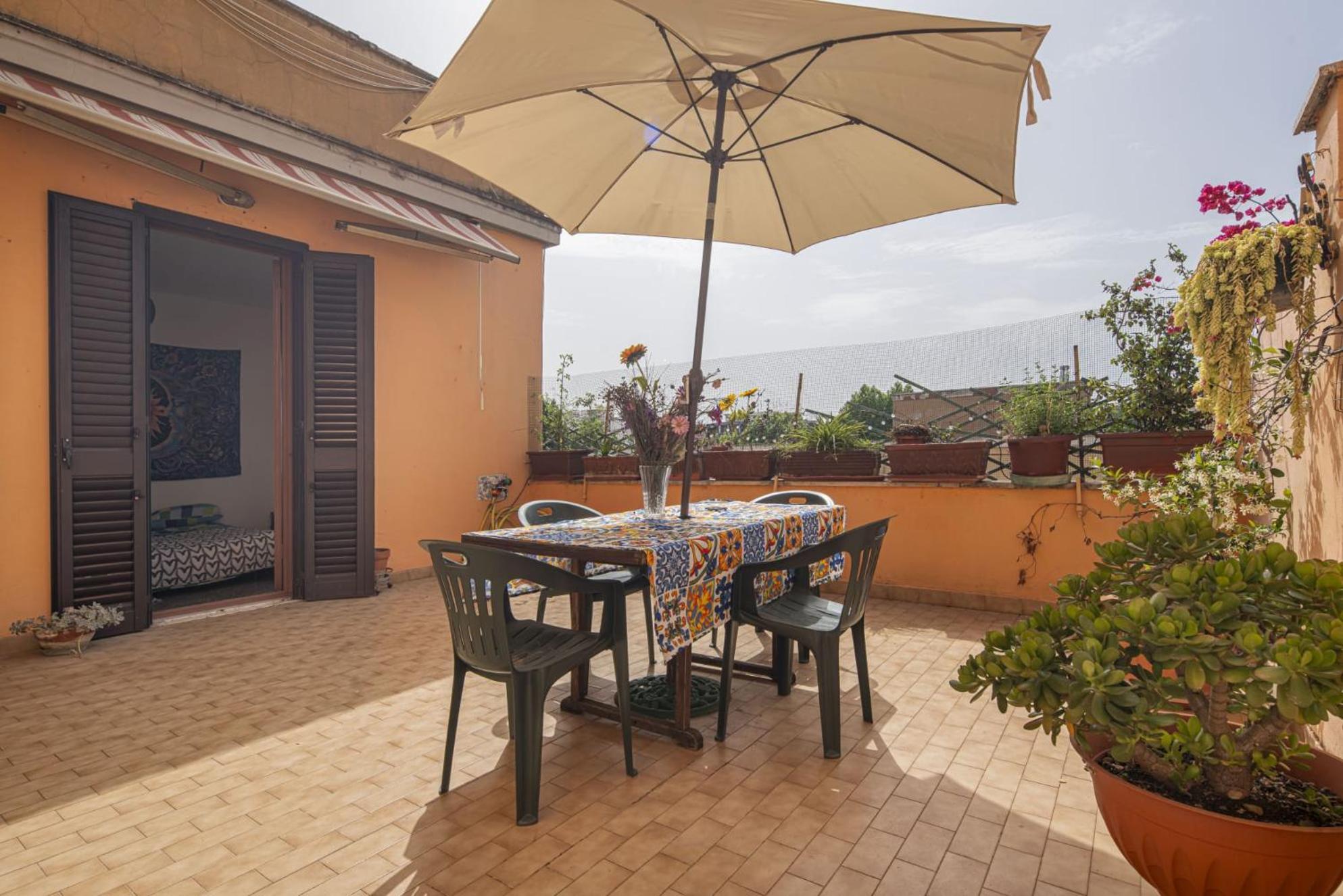 Carola'S Terrace / La Terrazza Di Carola Διαμέρισμα Ρώμη Εξωτερικό φωτογραφία